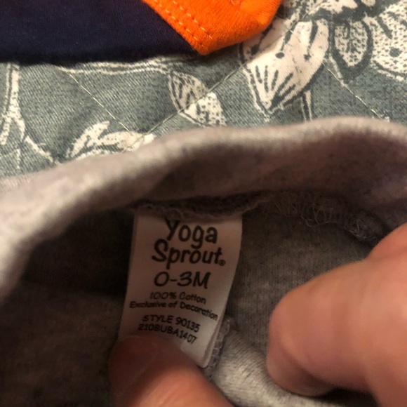 NWOT Yoga Sprouts 3- Pc Set - Picture 2 of 6